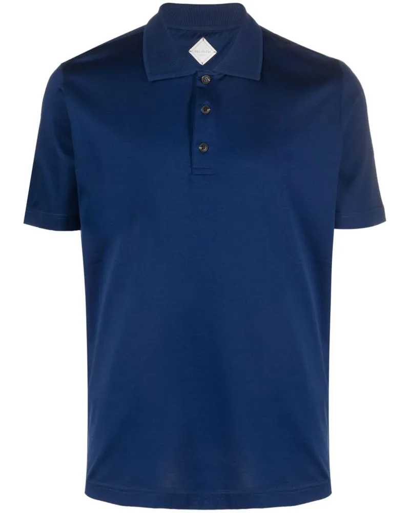 Pal Zileri Klassisches Poloshirt Blau