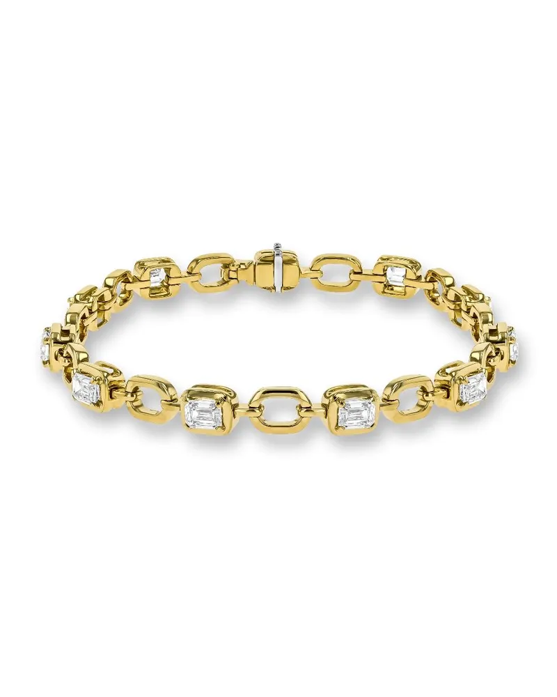 Pragnell 18kt yellow  Skimming Stone diamond bracelet Gold