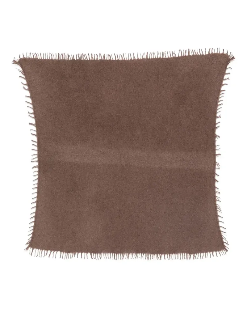 Warm-ME Ausgefranster Felix Schal - Braun Braun