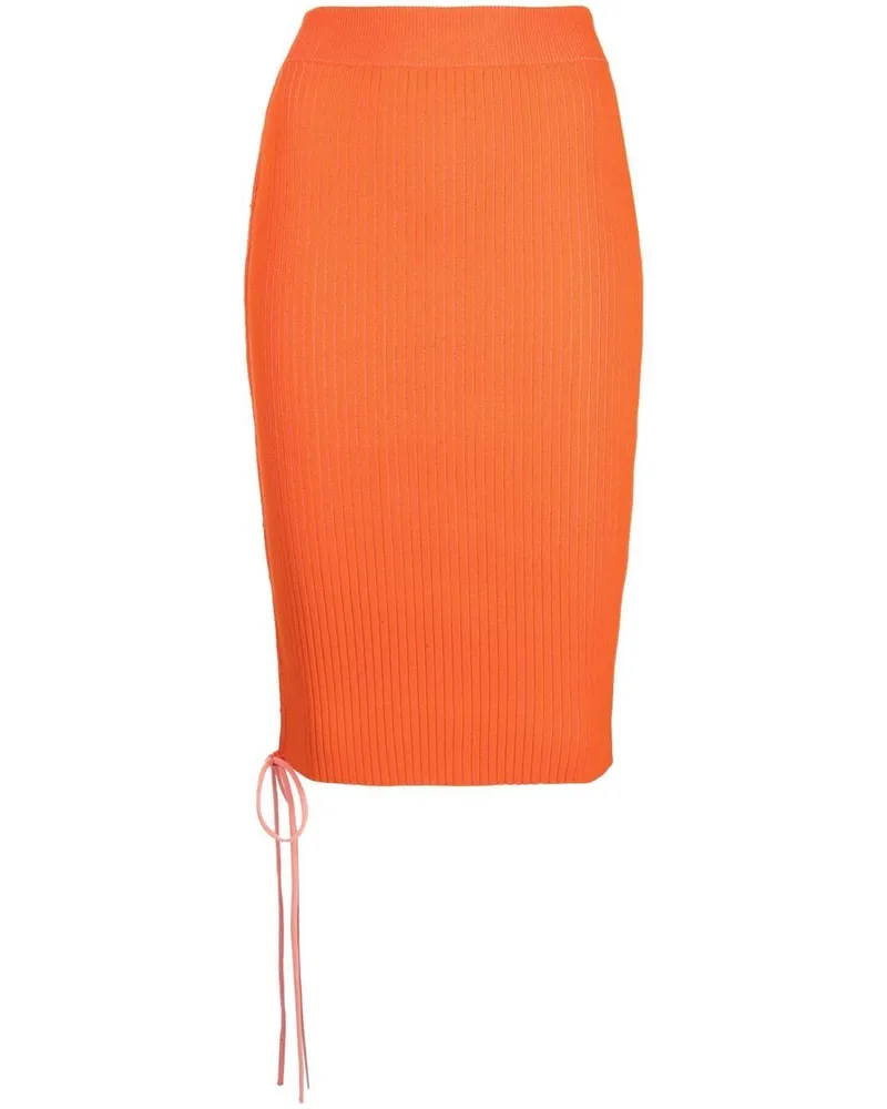 OFF-WHITE Rock mit Schnürung - Orange Orange