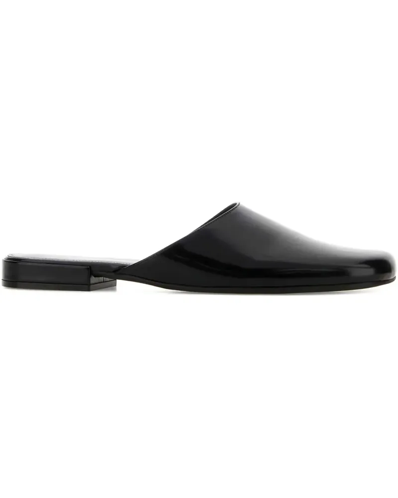 The Row Penelope leather mules - Schwarz Schwarz