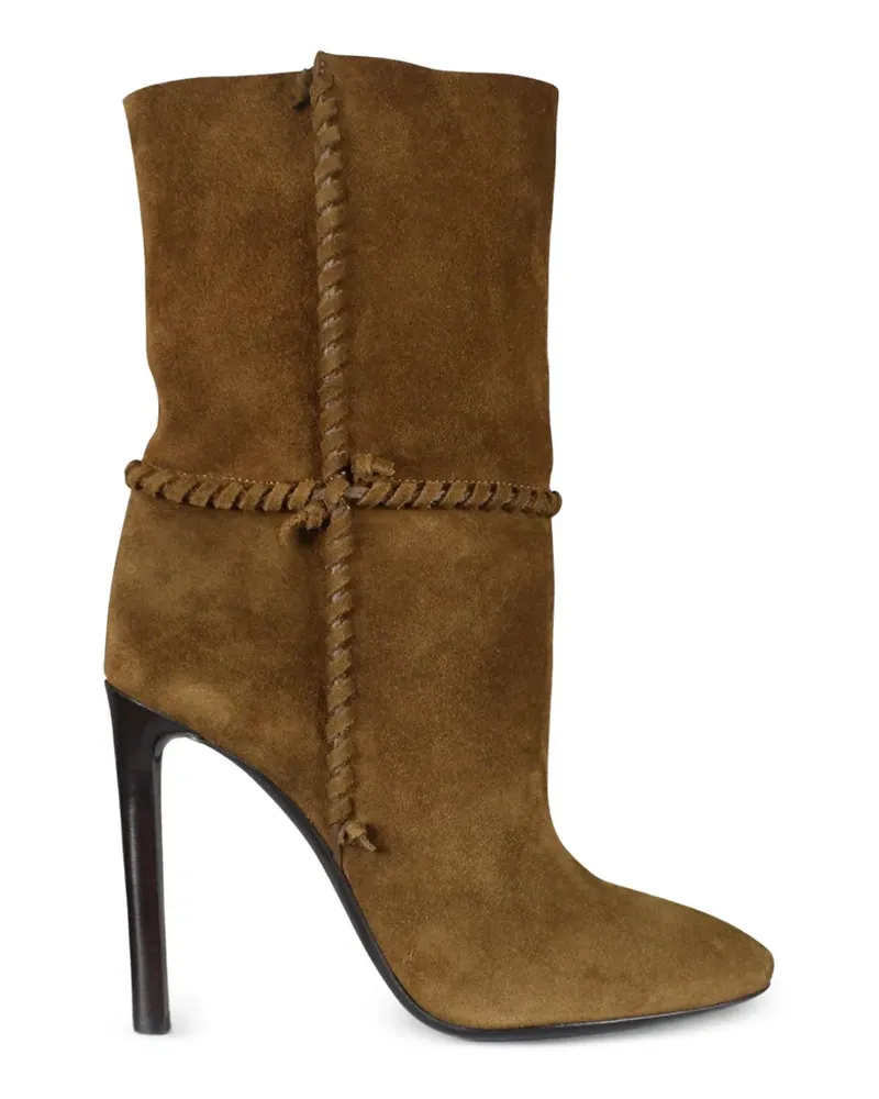 Saint Laurent Stiefel mit Schnürung - Braun Braun