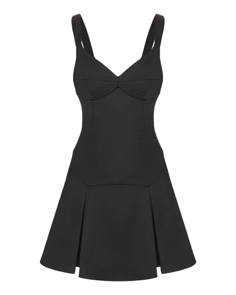 Murmur Haze Kleid mit Falten - Schwarz Schwarz