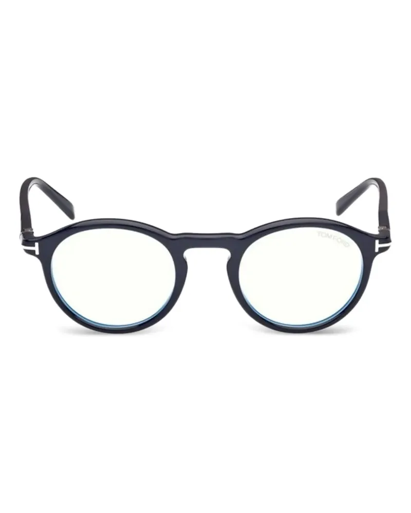 Tom Ford Brille mit rundem Gestell - Blau Blau
