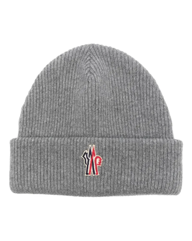 Moncler Beanie aus Wolle - Grau Grau