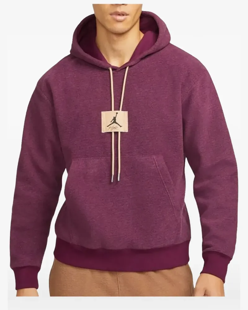 Jordan logo-patch hoodie - Violett Violett
