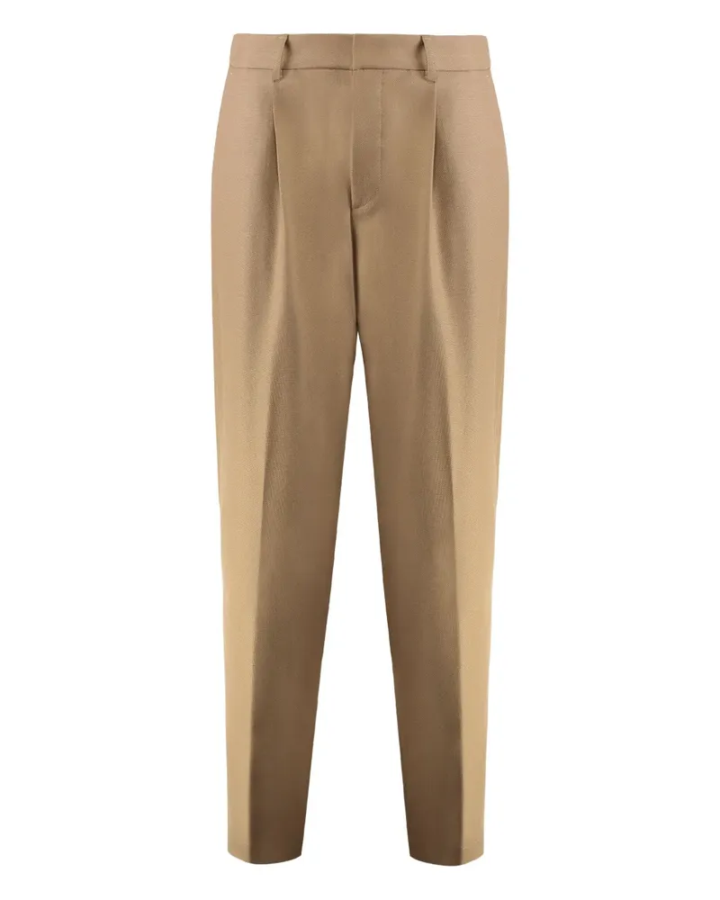 HUGO BOSS Hose mit Falten - Nude Nude