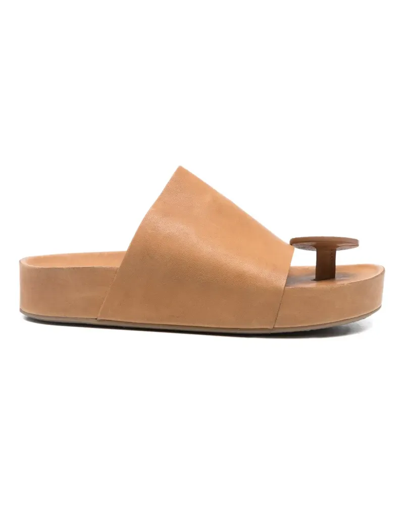 Uma Wang open-toe leather sandals - Braun Braun