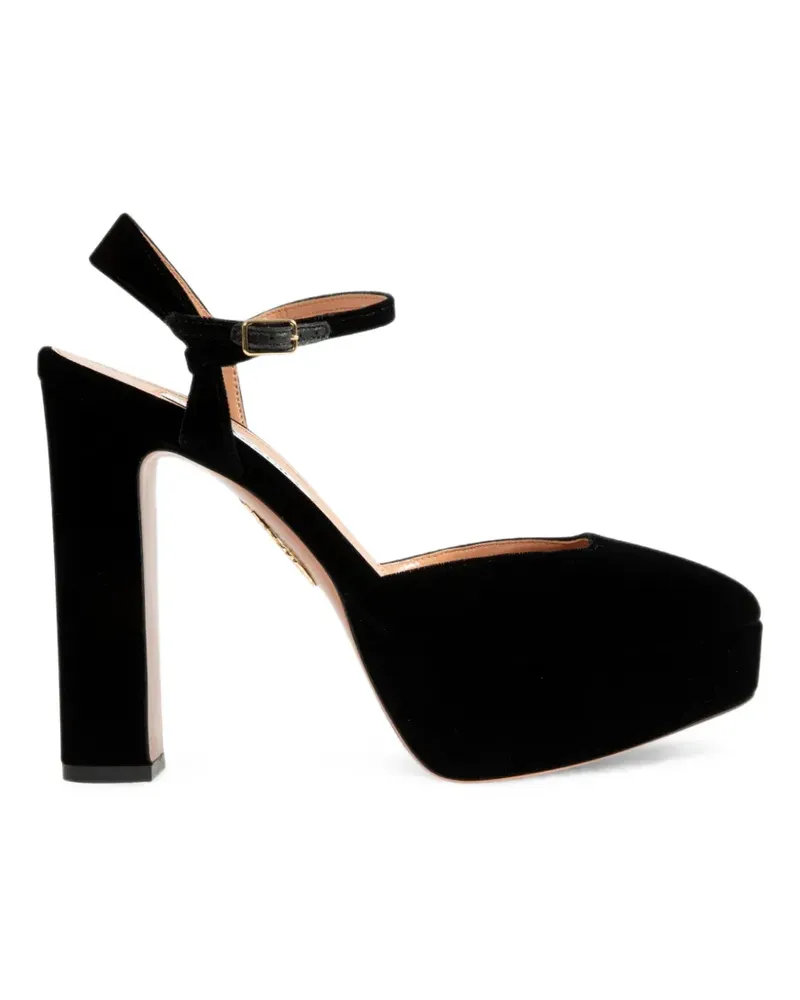 Aquazzura Amira Plateau 110 Pumps - Schwarz Schwarz