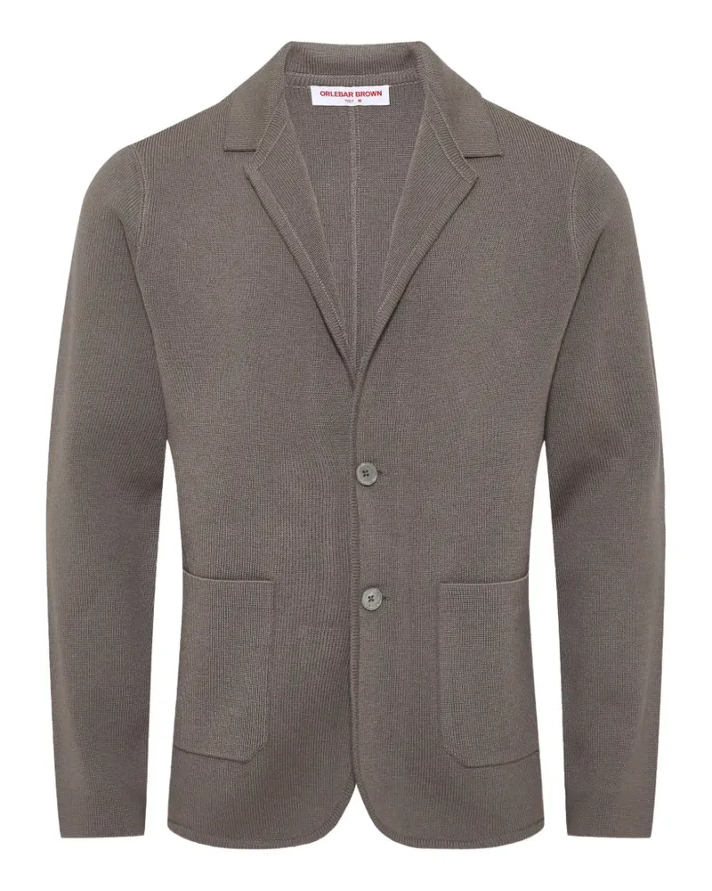 Orlebar Brown Rainer II Strickblazer - Braun Braun