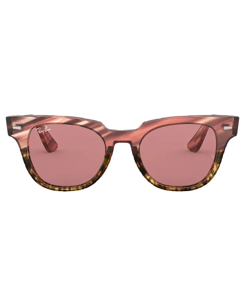 Ray Ban Sonnenbrille mit grafischem Print - Rosa Rosa