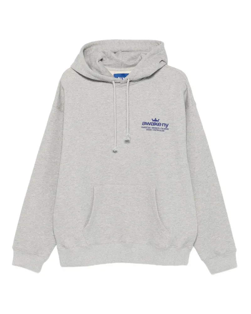 AWAKE NY Good Everywhere logo hoodie - Grau Grau