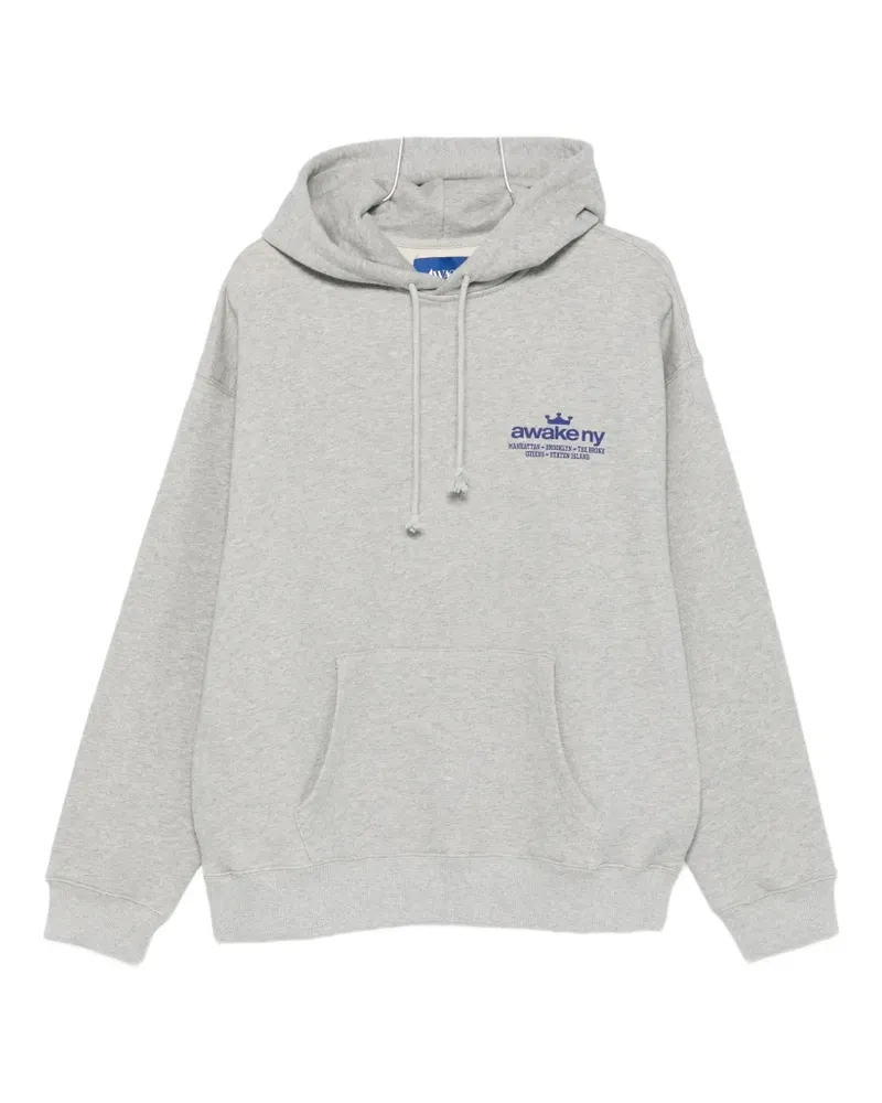AWAKE NY Good Everywhere logo hoodie - Grau Grau