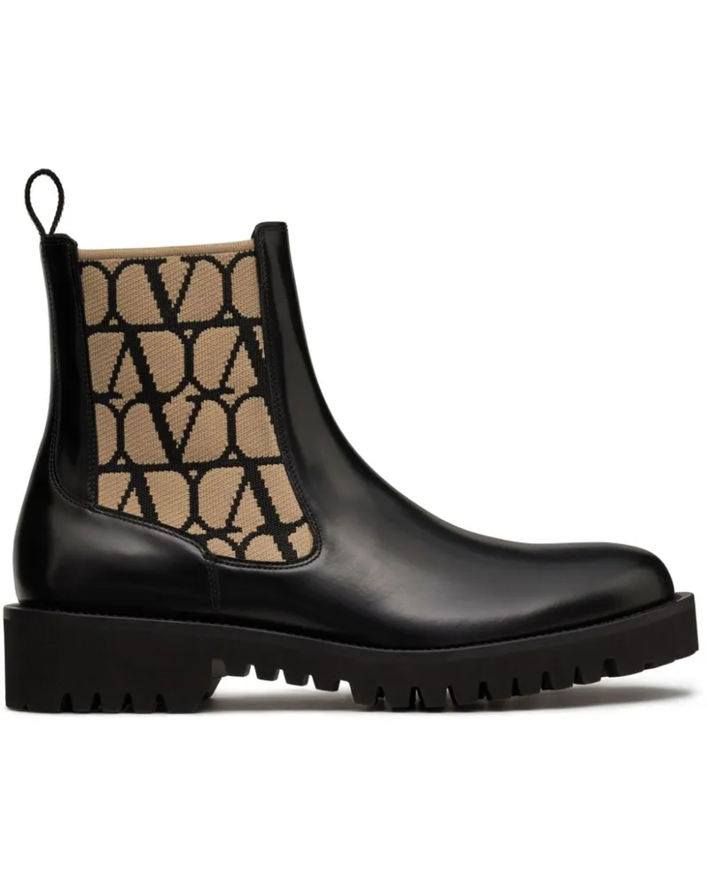 Valentino Garavani VLogo Signature Stiefeletten Schwarz