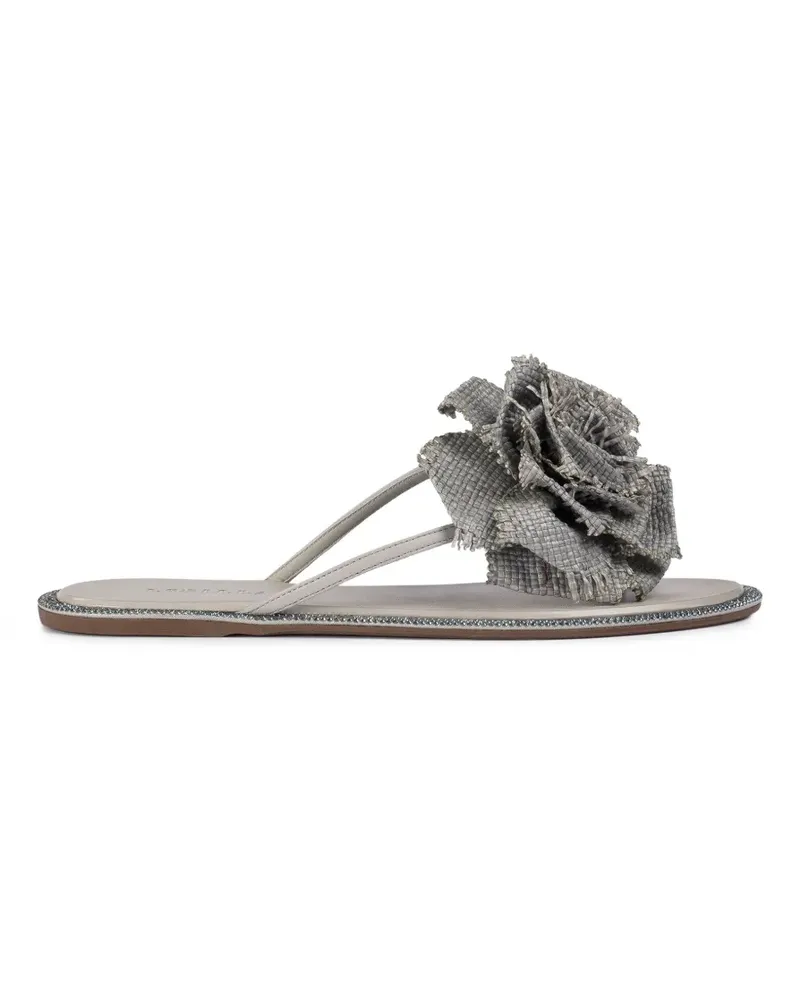 Le Silla Rose floral-embellishment sandals - Grau Grau