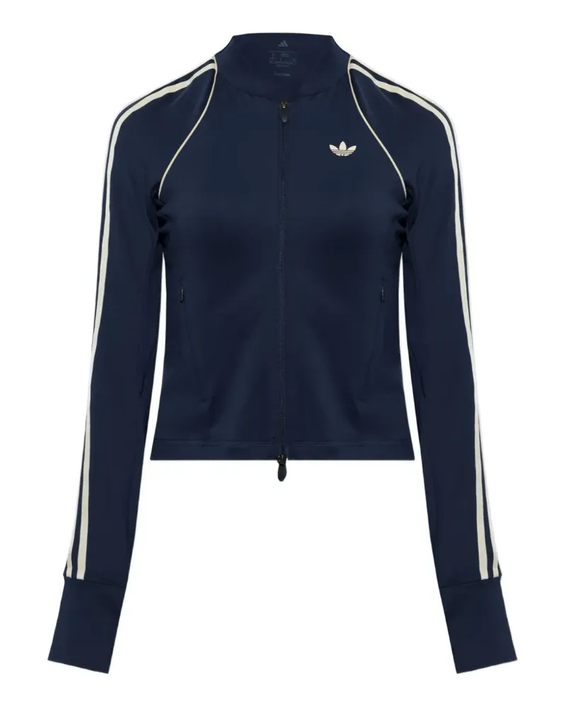 adidas Sweatshirtjacke mit Streifen - Blau Blau