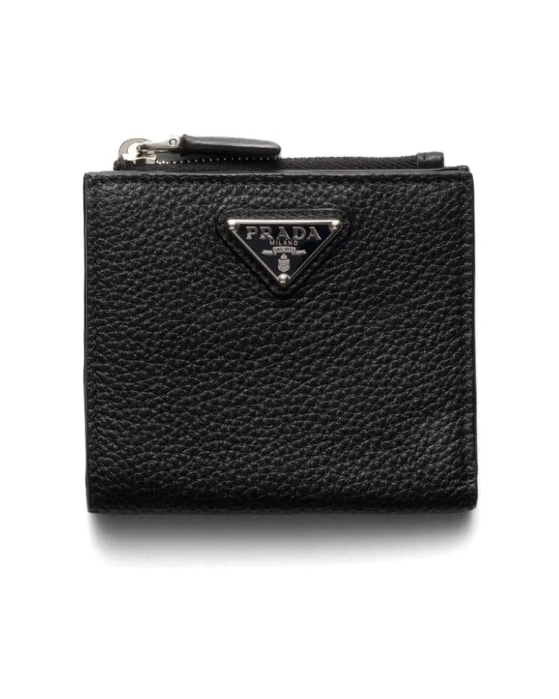 Prada Kleines Portemonnaie - Schwarz Schwarz