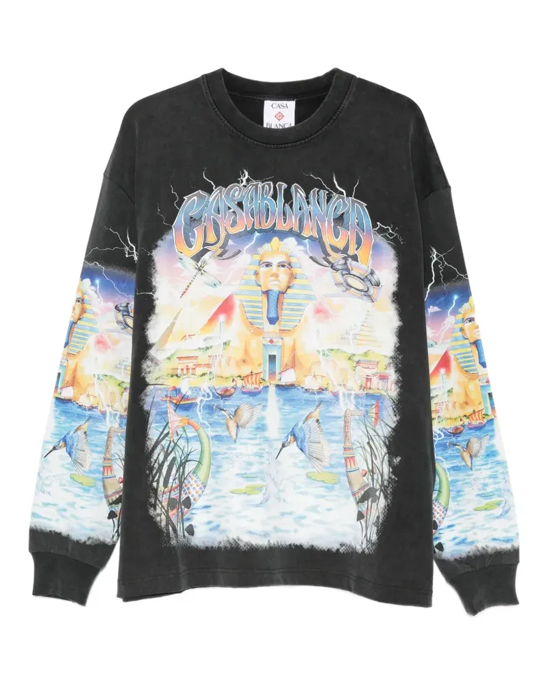 Casablanca Paris Egypt As It Was long-sleeve top - Schwarz Schwarz