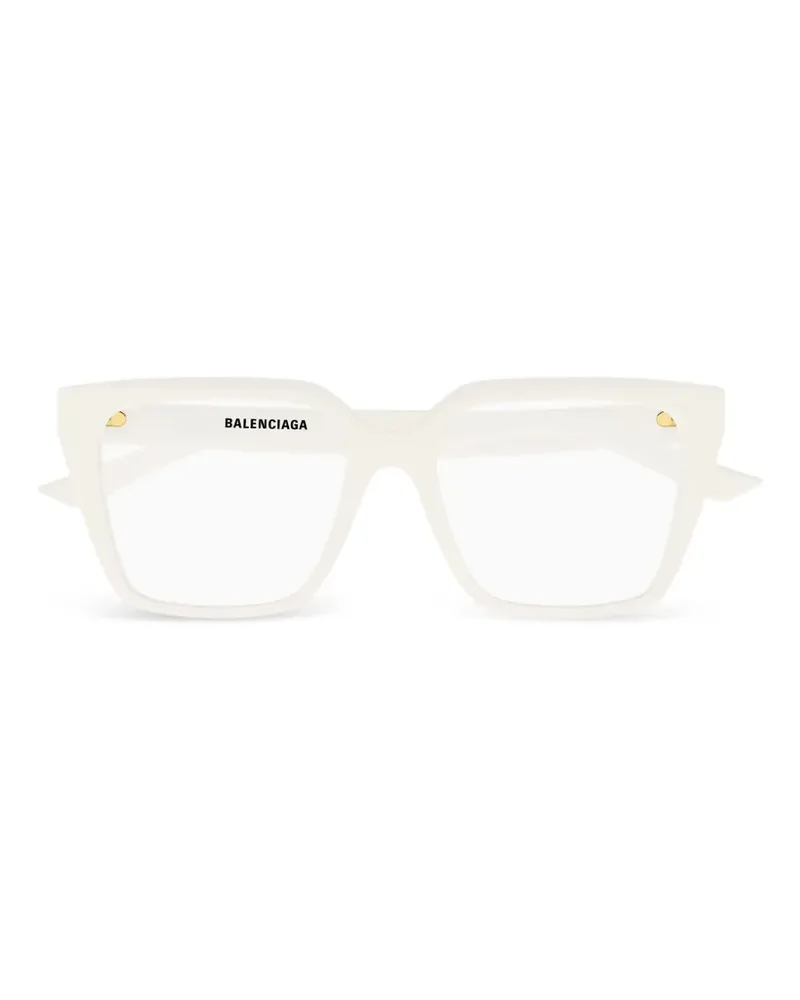 Balenciaga square-frame glasses - Weiß Weiß