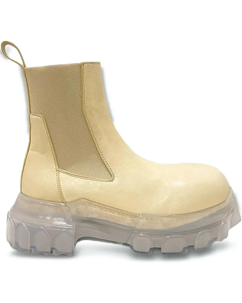 Rick Owens Beatle Bozo Tractor Stiefel - Nude Nude