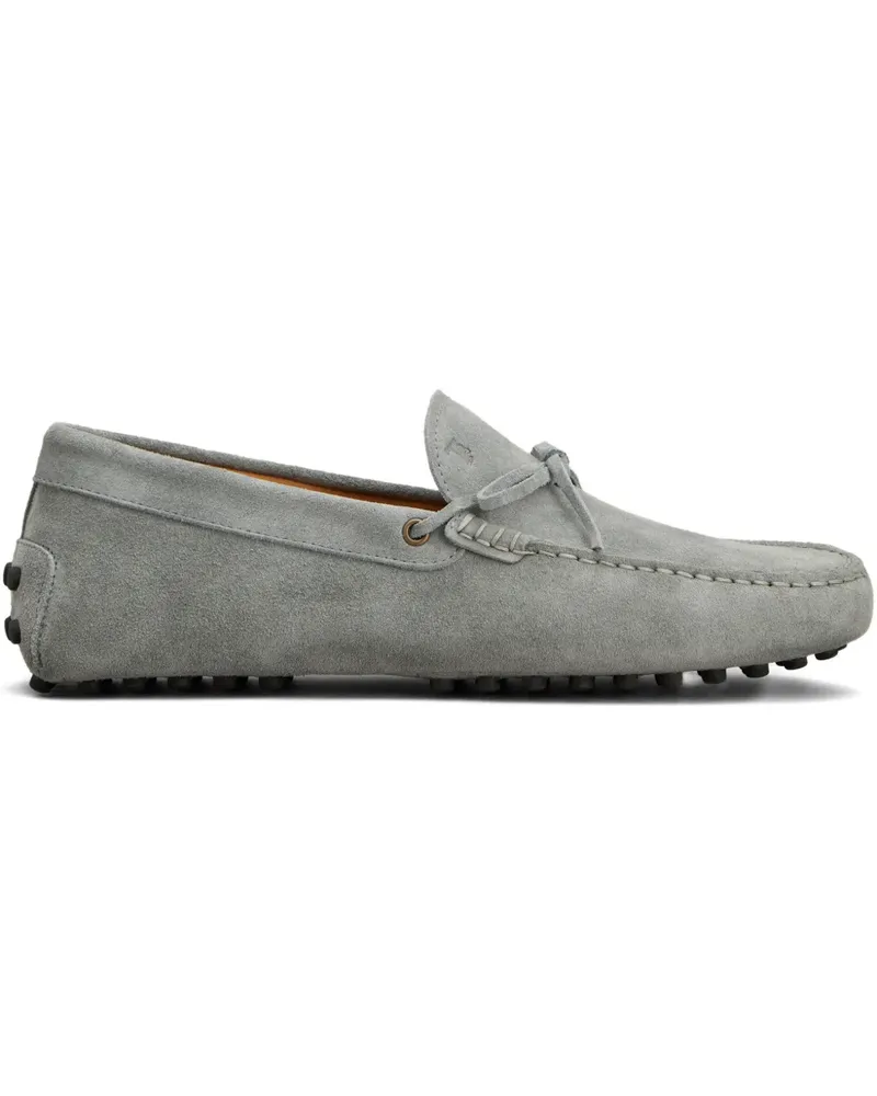 TOD'S Segelschuhe aus Wildleder - Grau Grau