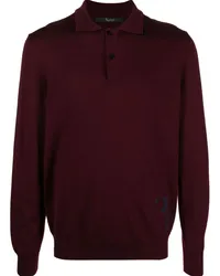 Billionaire Pullover mit Polokragen Rot