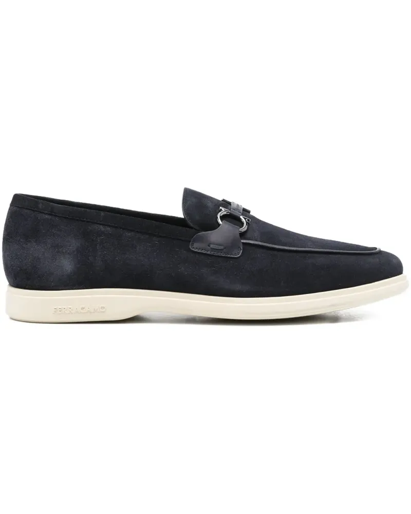 Ferragamo Cosimo Loafer aus Wildleder - Blau Blau