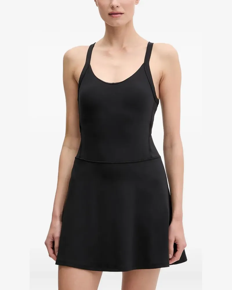 Under Armour Tennis-Minikleid mit überkreuzten Trägern - Schwarz Schwarz