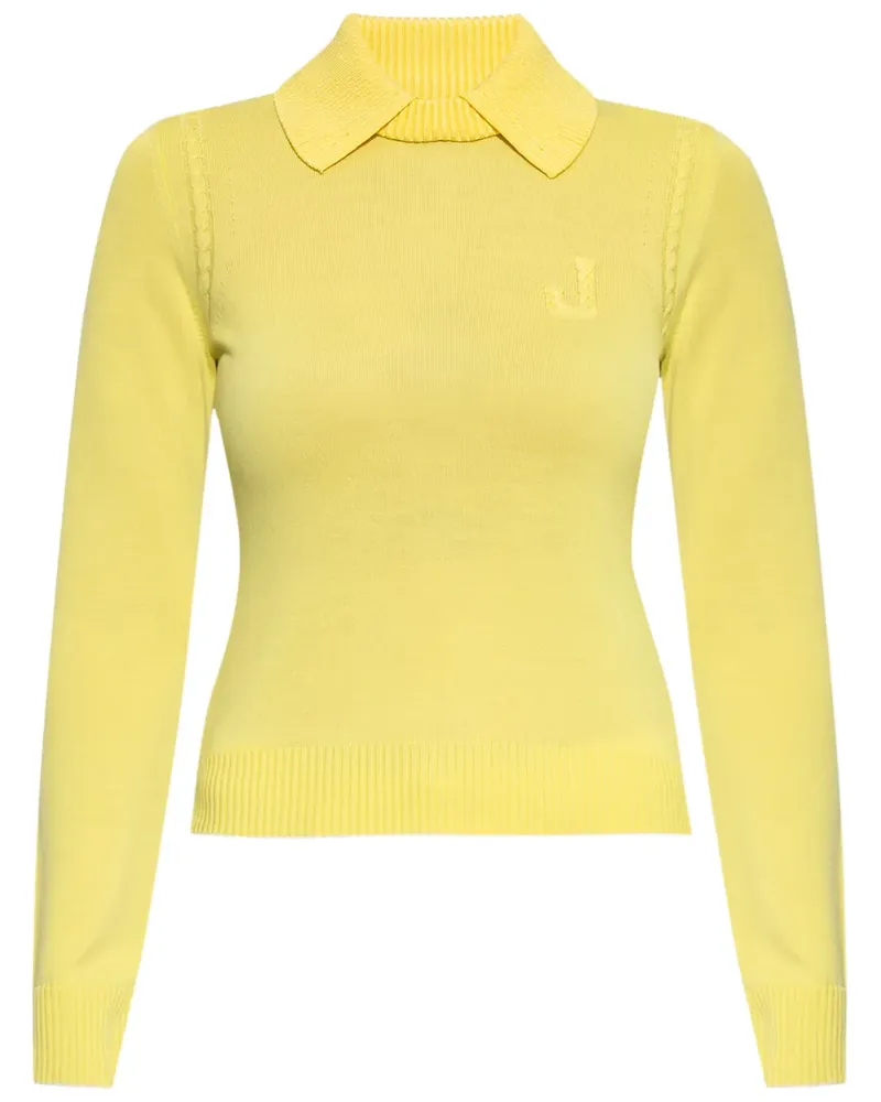 Jacquemus Pullover mit Logo - Gelb Gelb