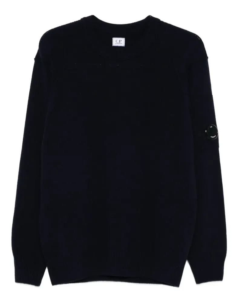 C.P. Company Pullover mit Linsen-Detail - Blau Blau