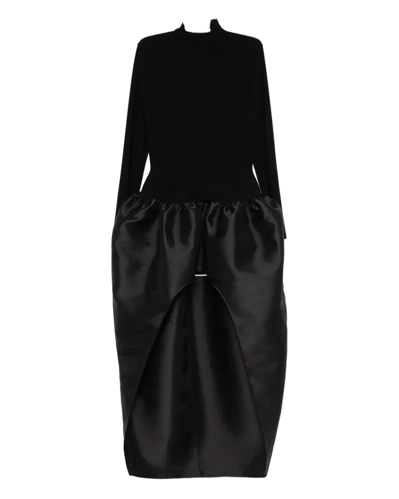 ATU Body Couture high-neck gathered dress - Schwarz Schwarz