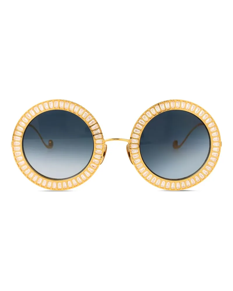 Anna-Karin Karlsson Runde Magic You 2.0 Sonnenbrille mit Verzierung - Gold Gold