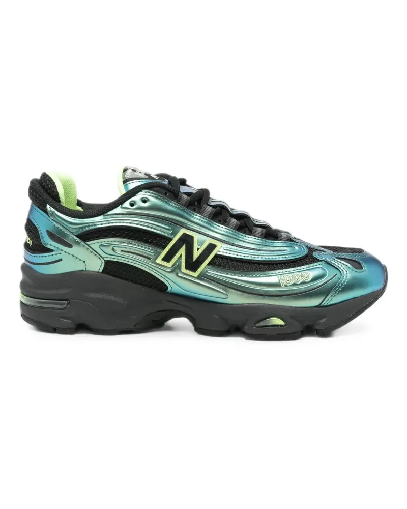 New Balance 1000 Sneakers im Metallic-Look - Blau Blau