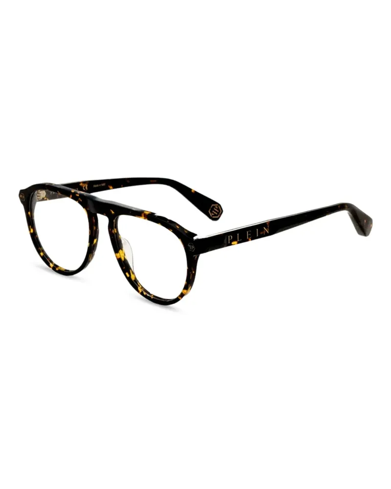 Philipp Plein Pilotenbrille in Schildpattoptik - Braun Braun
