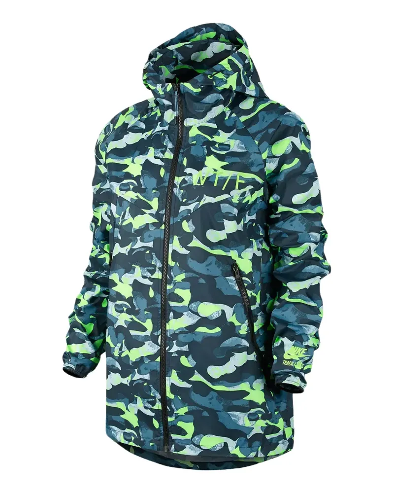 Nike camouflage windrunner jacket - Blau Blau