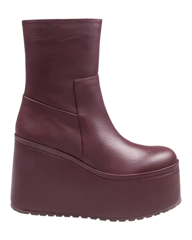 Paloma Barceló Barta Stiefeletten mit Plateau - Rot Rot