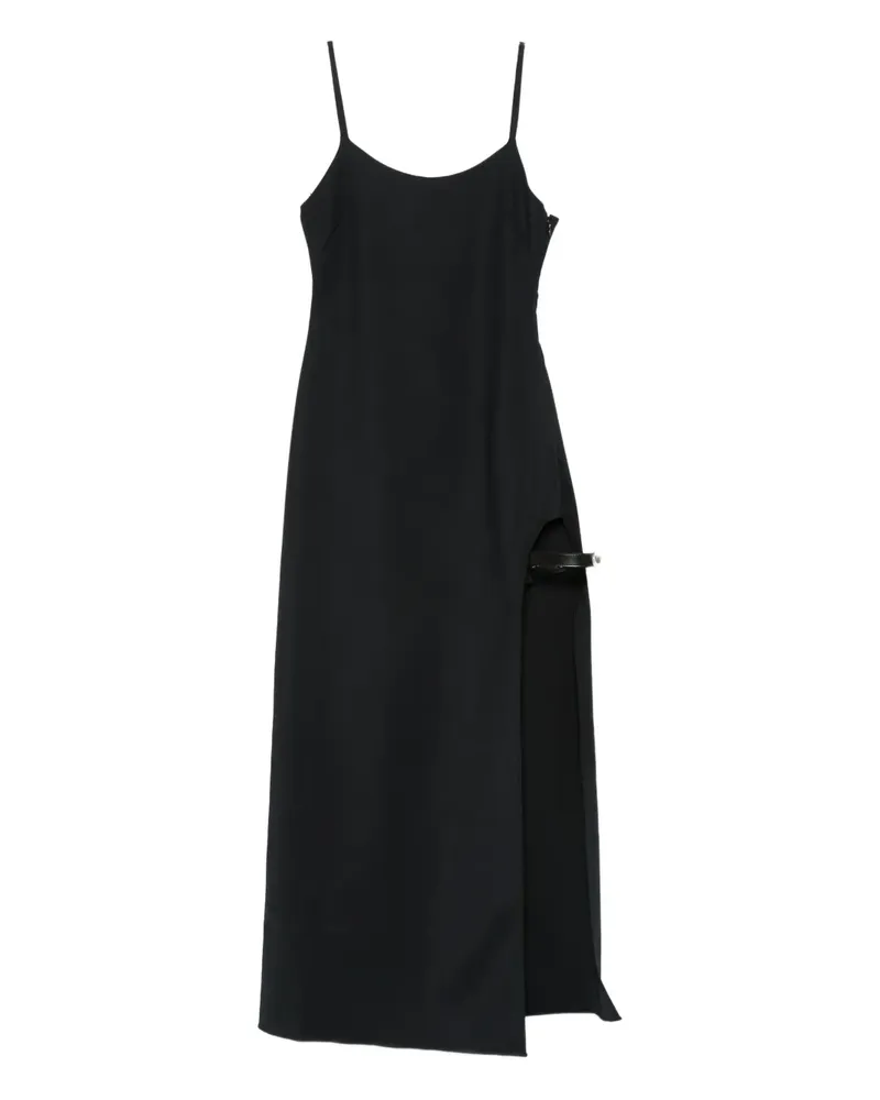 COPERNI Midikleid mit seitlichen Schlitzen - Schwarz Schwarz