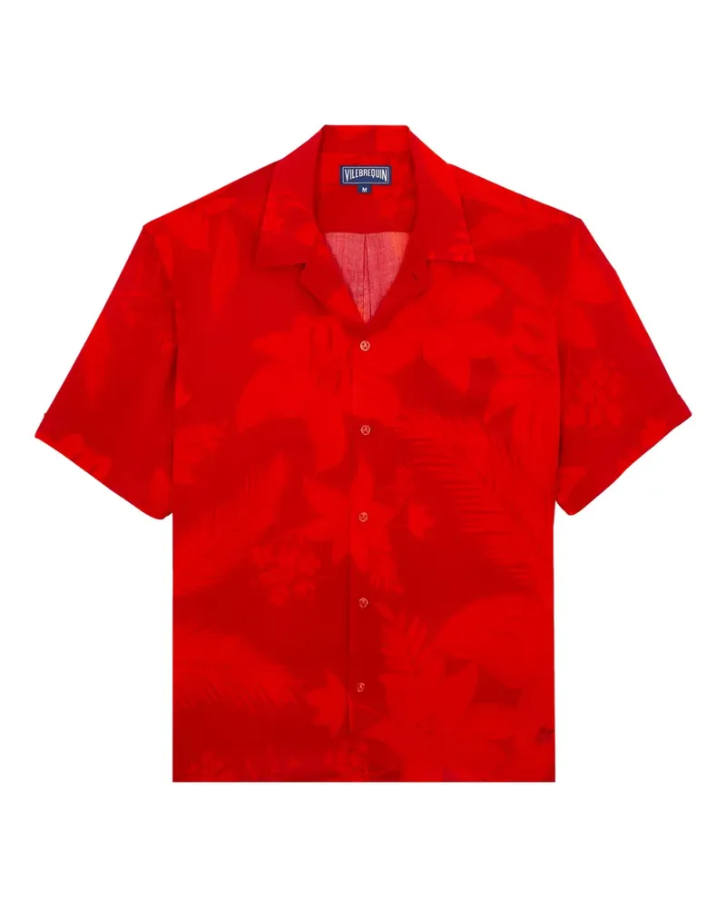 Vilebrequin Flower Power Hemd - Rot Rot