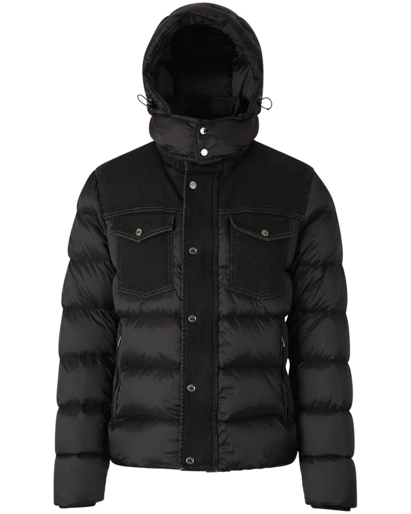 MOORER Gesteppte Bomberjacke - Schwarz Schwarz