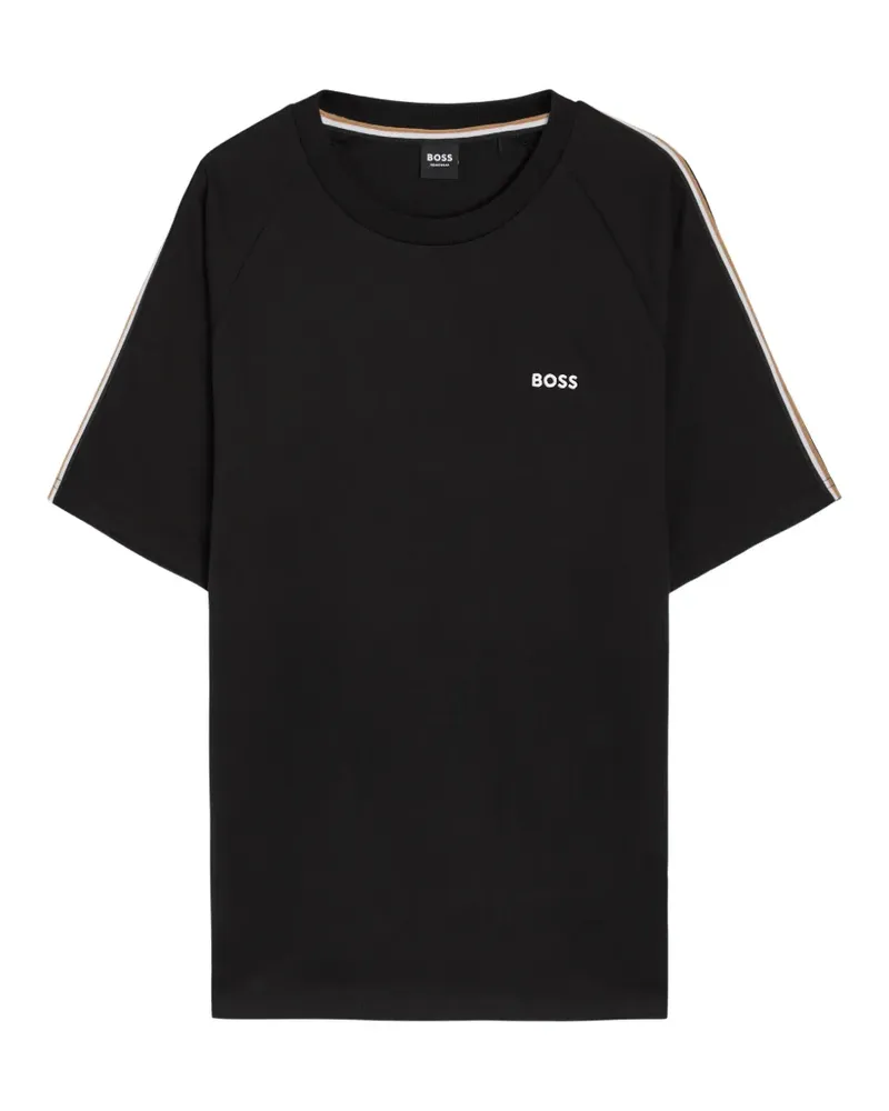 HUGO BOSS T-Shirt mit Raglanärmeln - Schwarz Schwarz