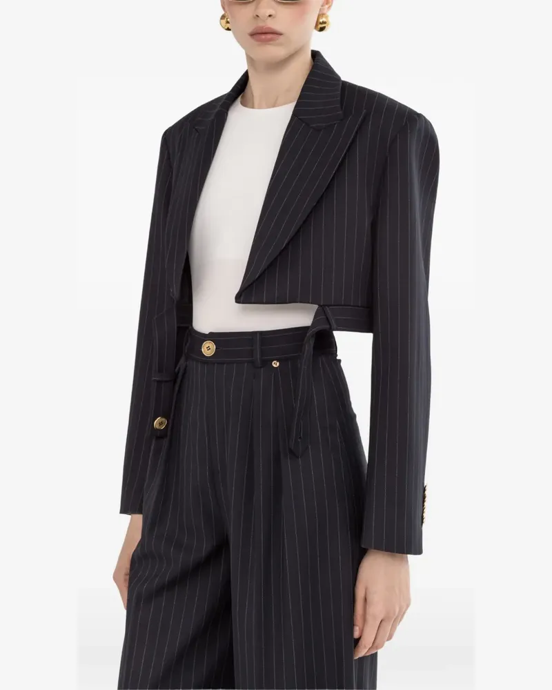 NISSA Blazer mit Nadelstreifen - Blau Blau