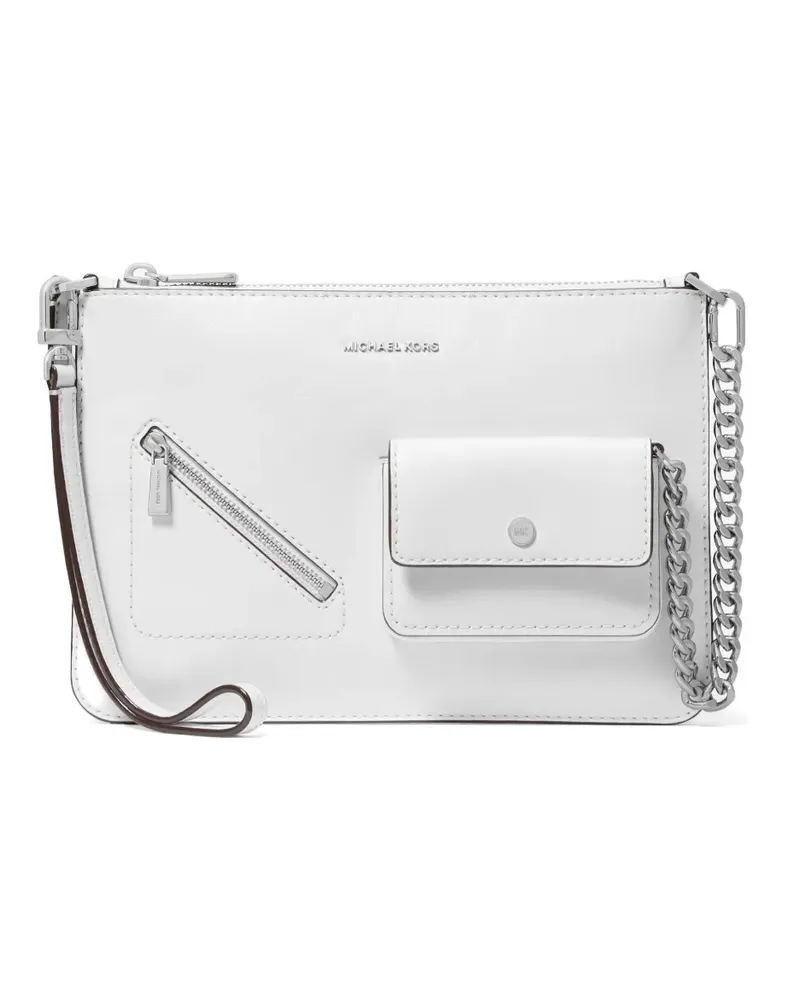 Michael Kors Jet Set Charm Clutch - Weiß Weiß