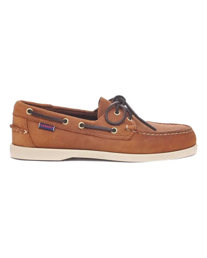 Sebago Docksides Portland boat shoes - Braun Braun