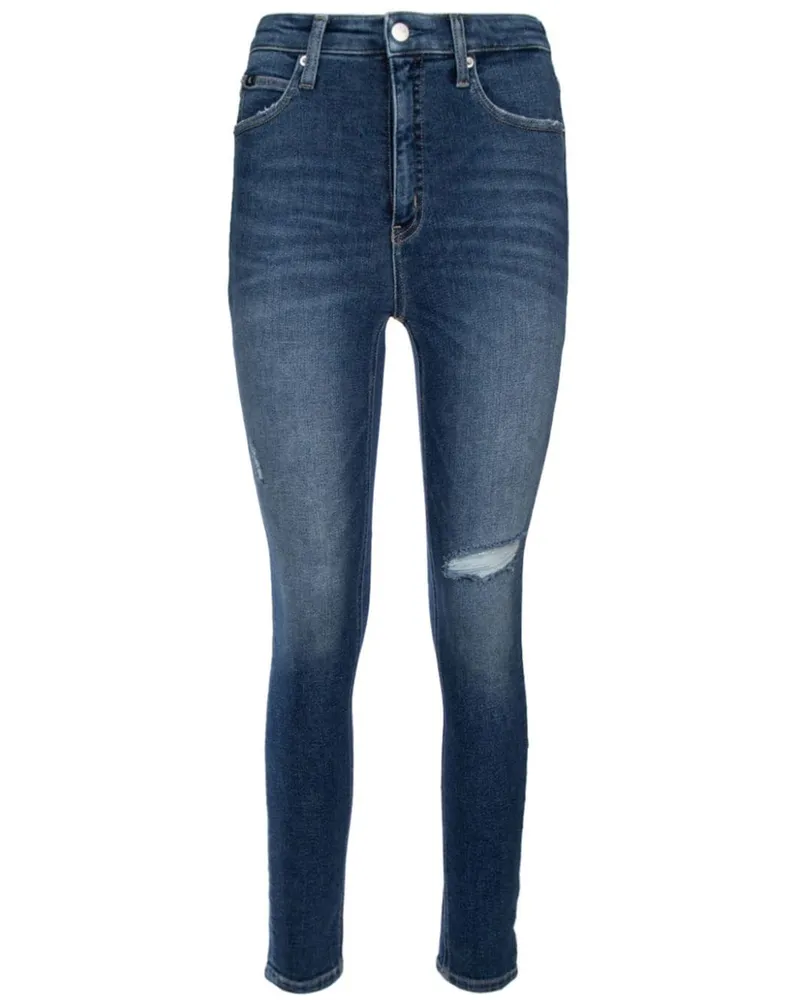 Calvin Klein Klassische Skinny-Jeans Blau