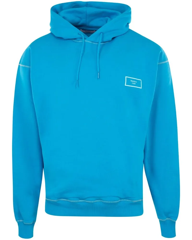 Martine Rose Klassischer Hoodie - Blau Blau