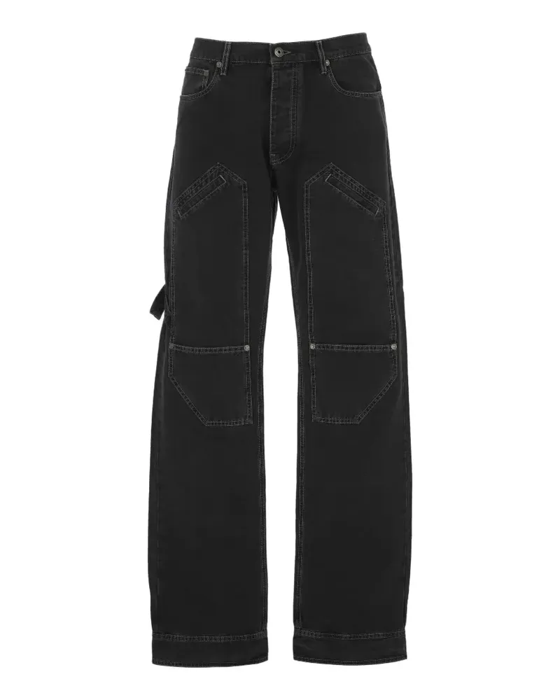 OFF-WHITE panelled carpenter jeans - Schwarz Schwarz