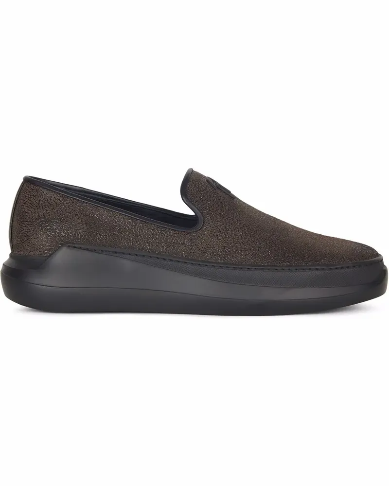Giuseppe Zanotti Conley Zip Loafer - Braun Braun