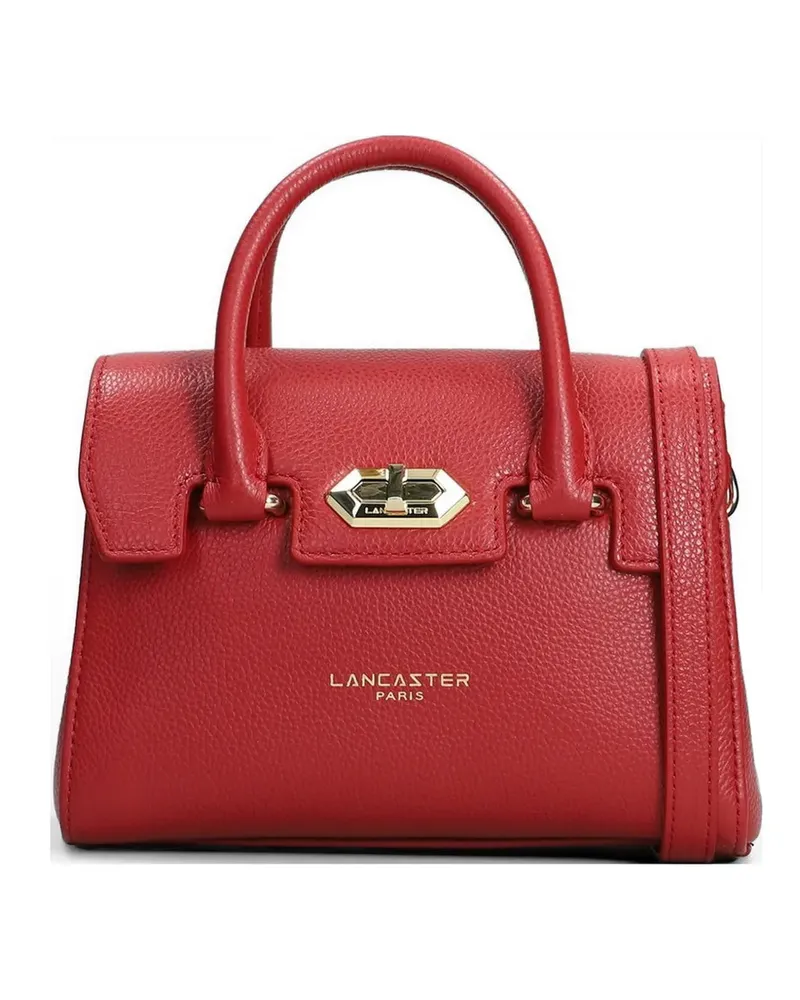 Lancaster small Milano Cosmos logo-detail leather handbag - Rot Rot
