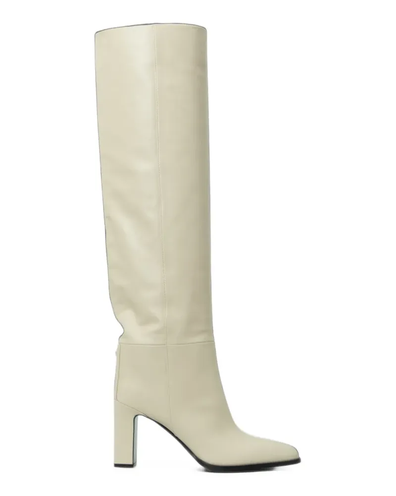 Jimmy Choo Caly Overknee-Stiefel - Weiß Weiß