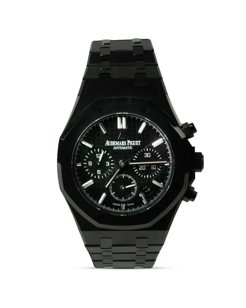 MAD Paris Pre-owned personalisierter Royal Oak Chronograph 39mm - Schwarz Schwarz